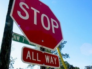 stop sign violation definition